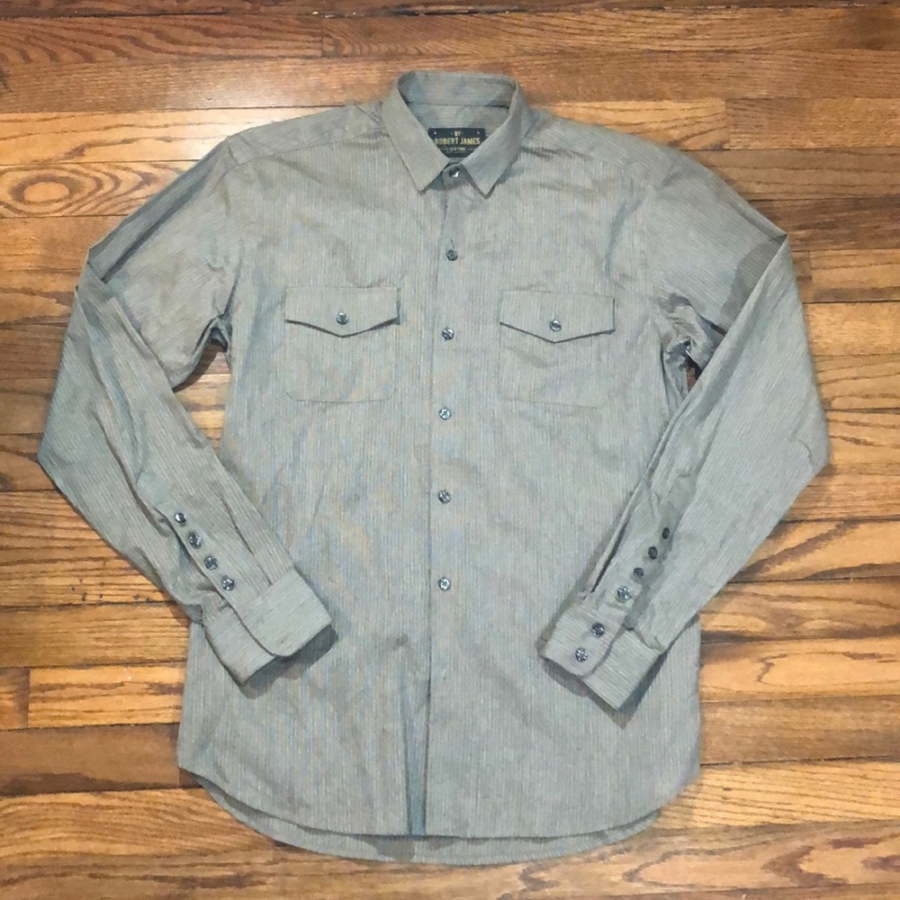By Robert James AXE Lightweight Stripe Shirt